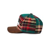 “WHENEVER” PLAID SURDECAP / FOREST