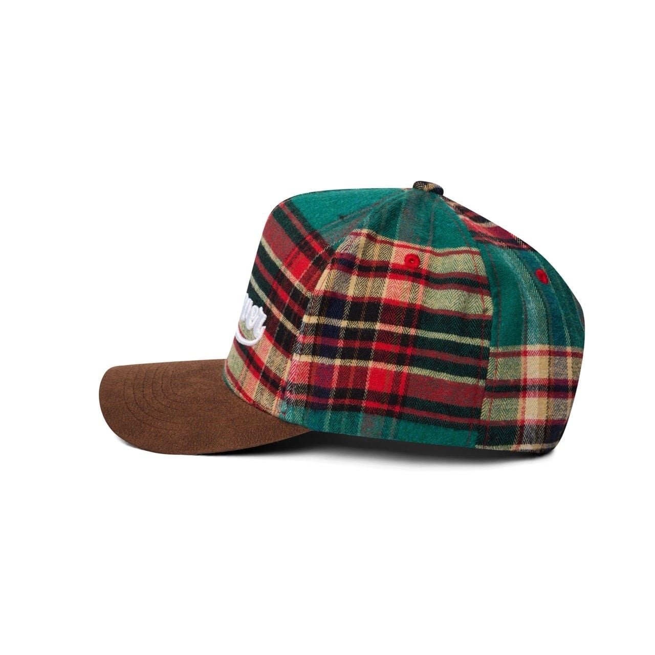 “WHENEVER” PLAID SURDECAP / FOREST