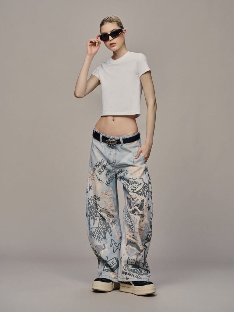 QUẦN DÀI “WHENEVER” HOLLYWOOD SKETCH JEANS / BLUE