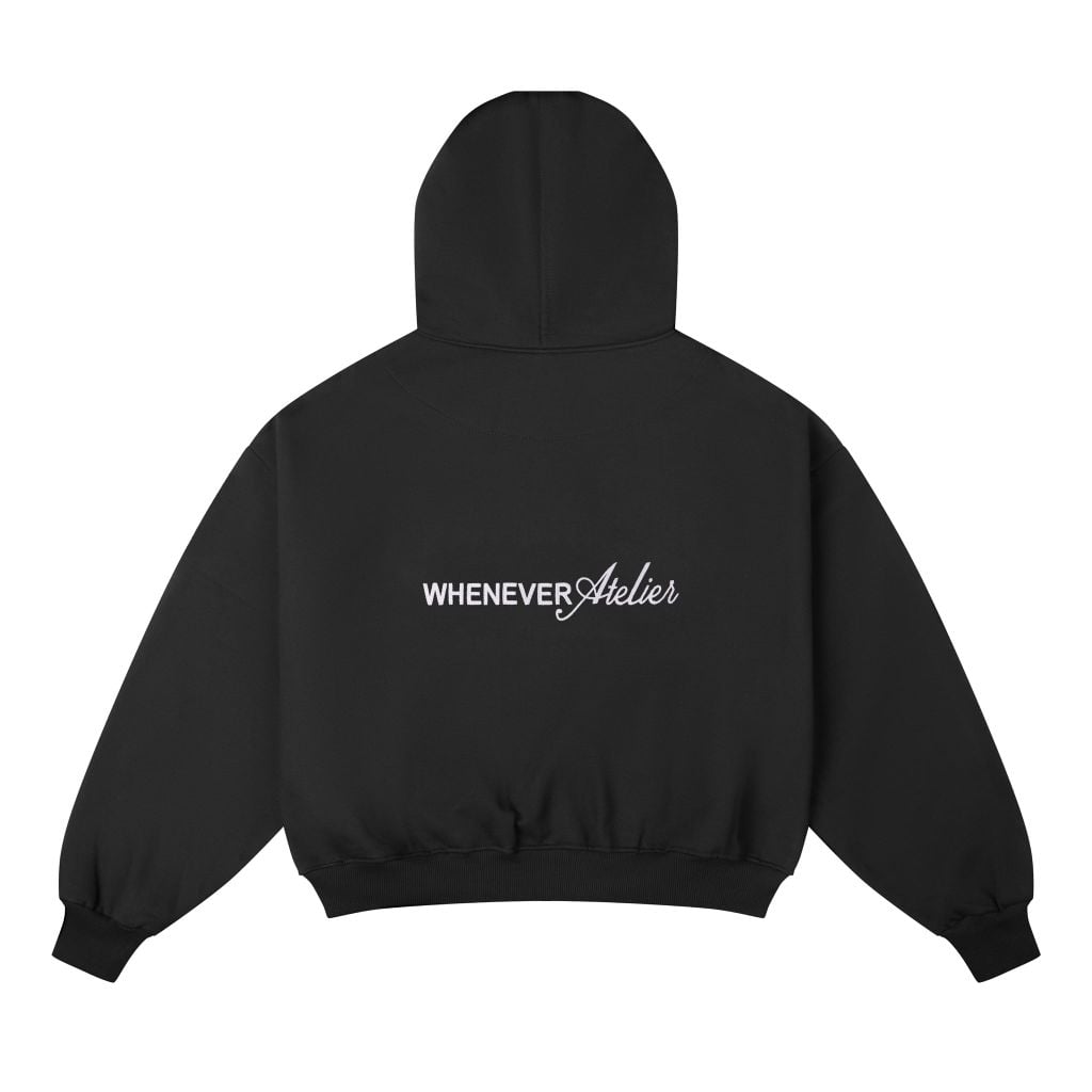 "WHENEVER" NY HOODIE / BLACK
