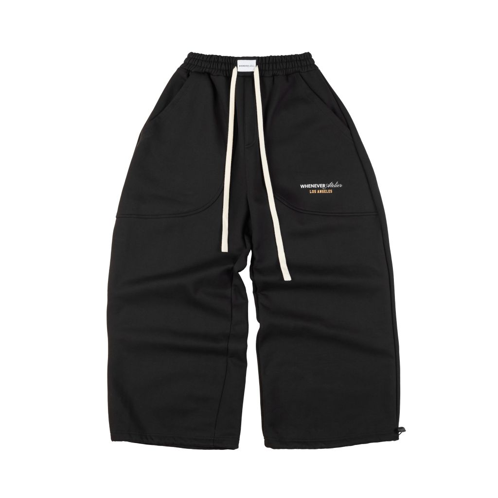 "WHENEVER" LA SWEATPANTS / BLACK