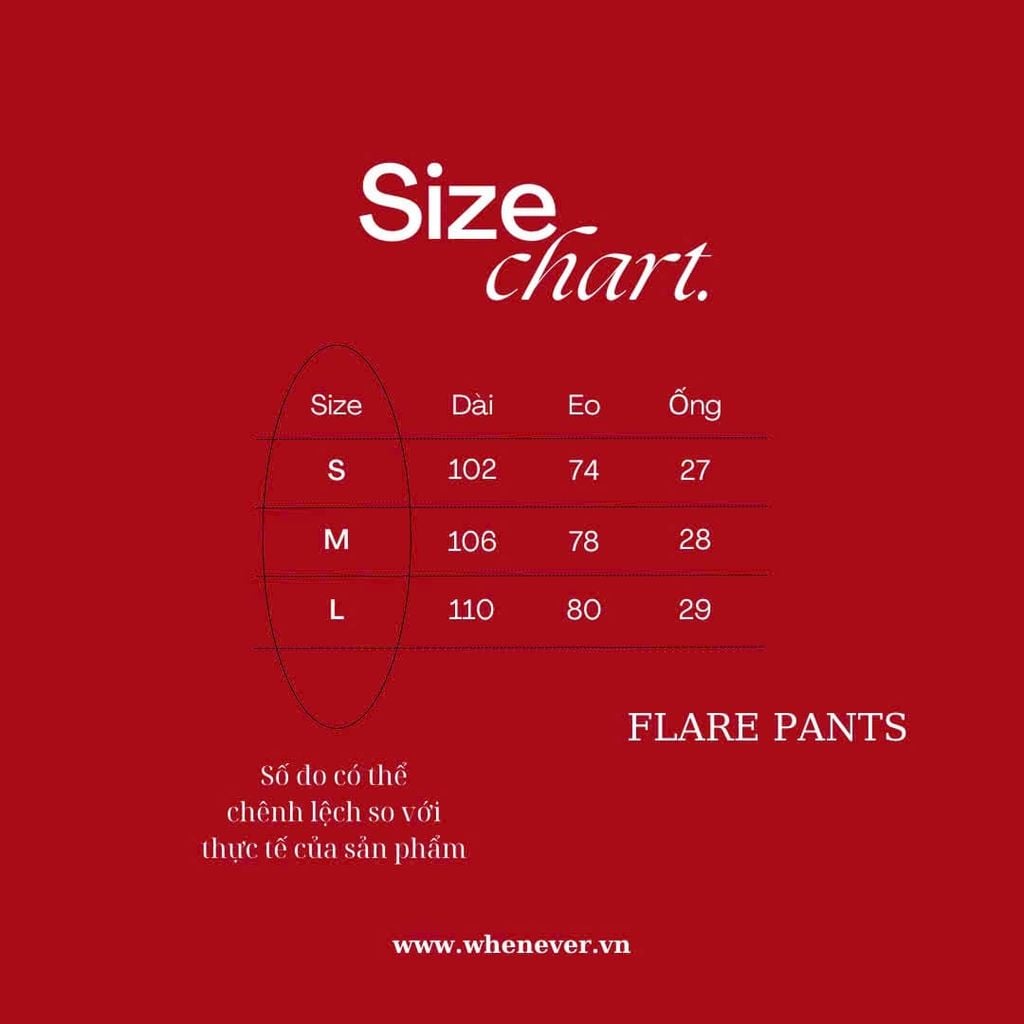 “WHENEVER” FLARE PANTS / BLACK