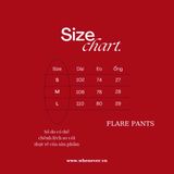 “WHENEVER” FLARE PANTS / BLACK