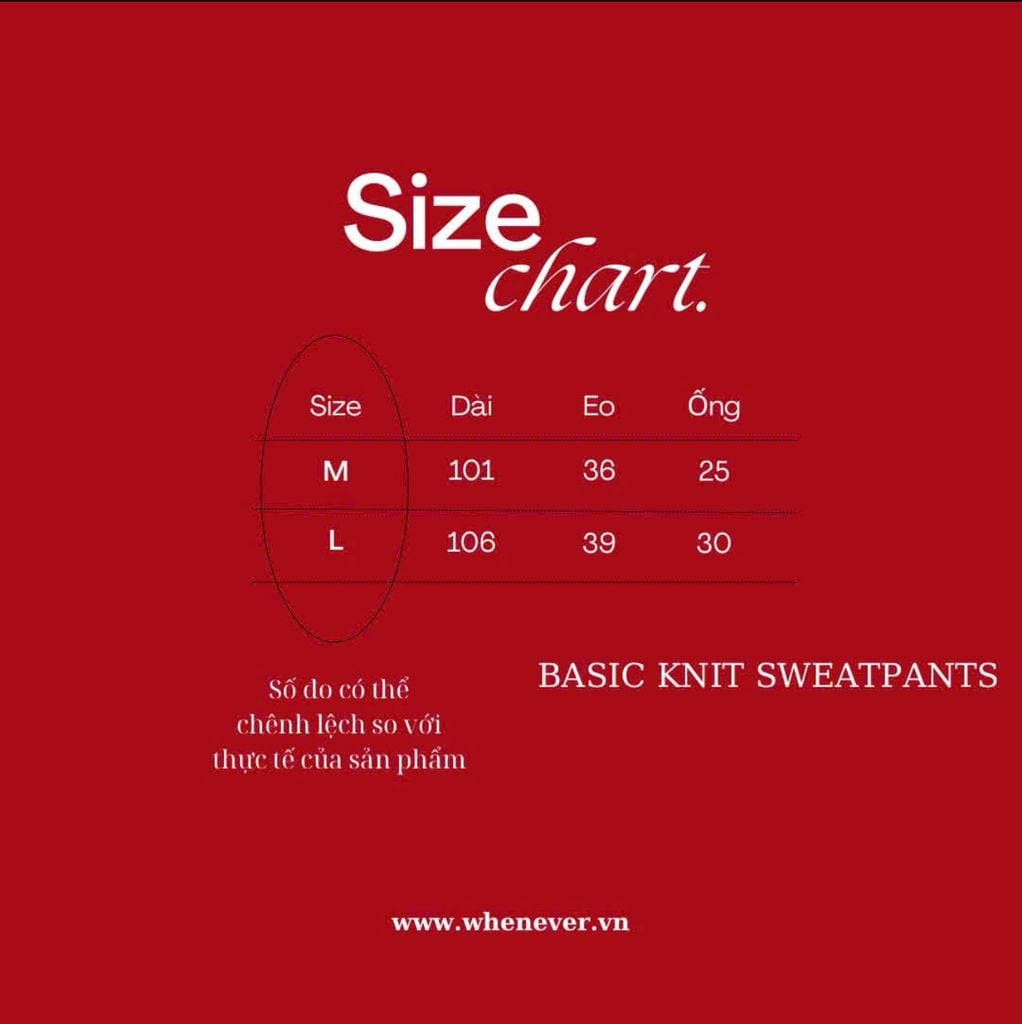 “WHENEVER” BASIC LOGO KNIT PANTS / NAVY