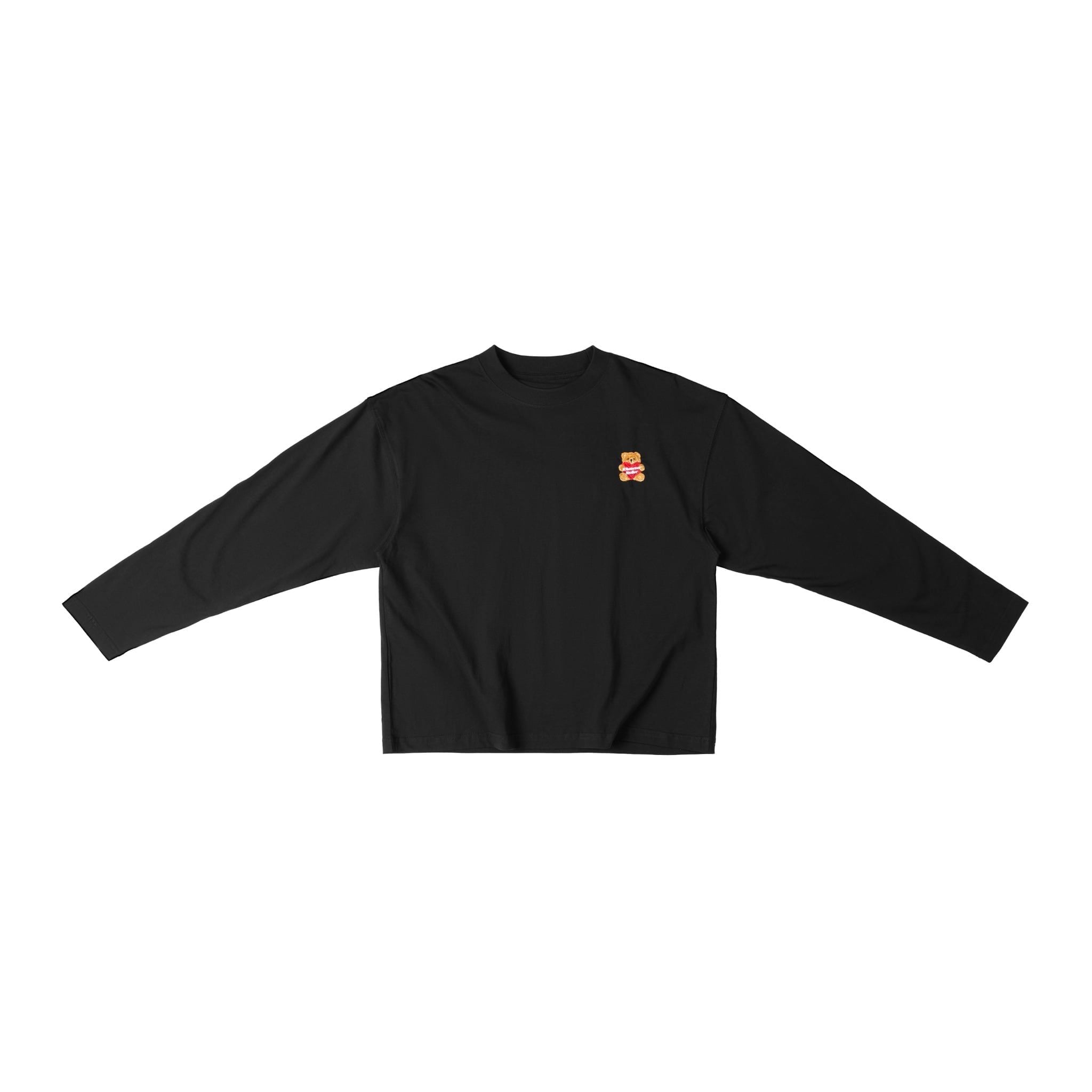 ÁO “WHENEVER” LITTLE BEAR LONGSLEEVES T-SHIRT / BLACK