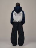 ÁO KHOÁC ”WHENEVER” SUPER STAR RAGLAN HOODIE ZIP / GREY NAVY