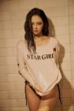 ÁO TAY DÀI  “WHENEVER” STAR GIRL LONG SLEEVE / WHITE