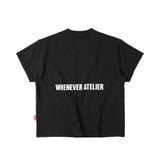 ÁO “WHENEVER” BASIC LOGO VER2 T-SHIRT / BLACK