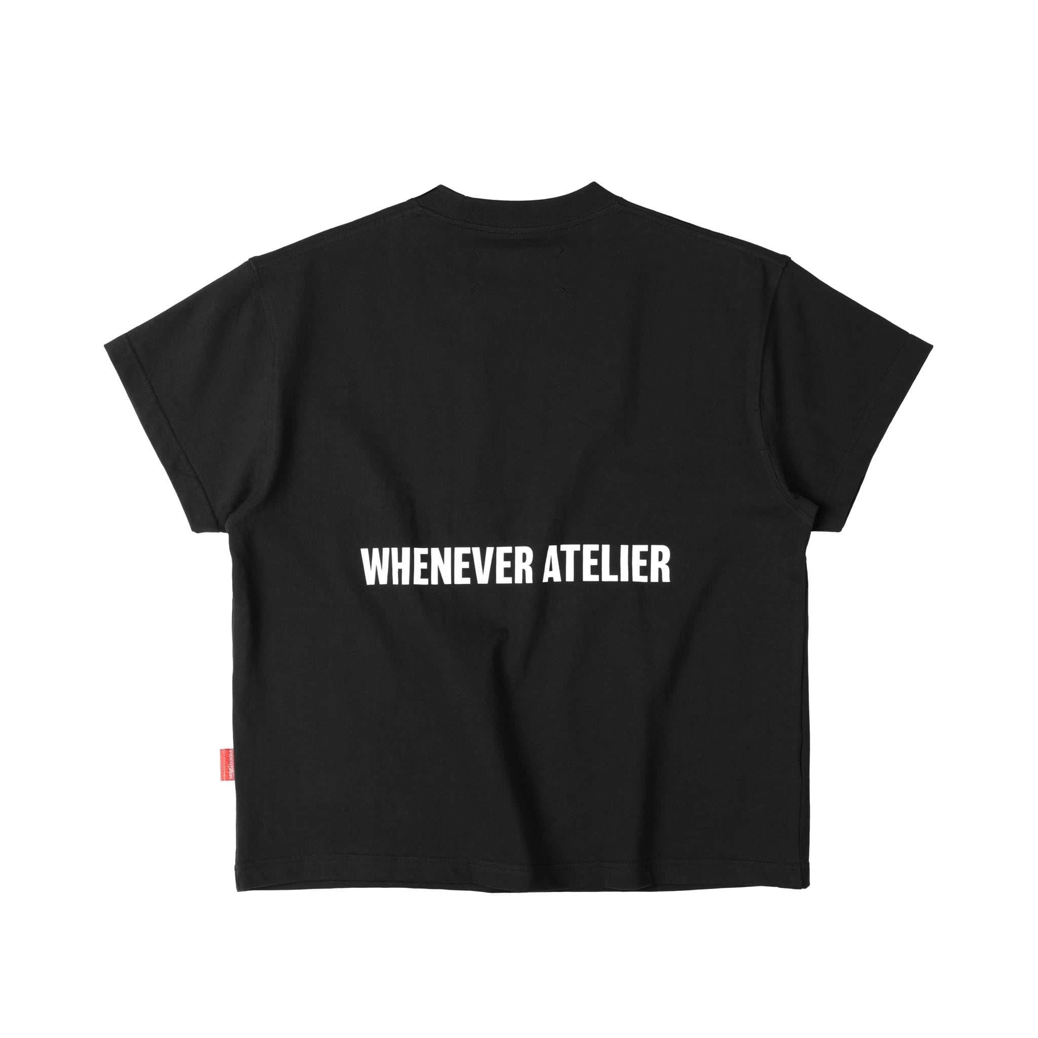 ÁO “WHENEVER” BASIC LOGO VER2 T-SHIRT / BLACK