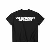 ÁO "WHENEVER" LOGO SS26 T-SHIRT / BLACK