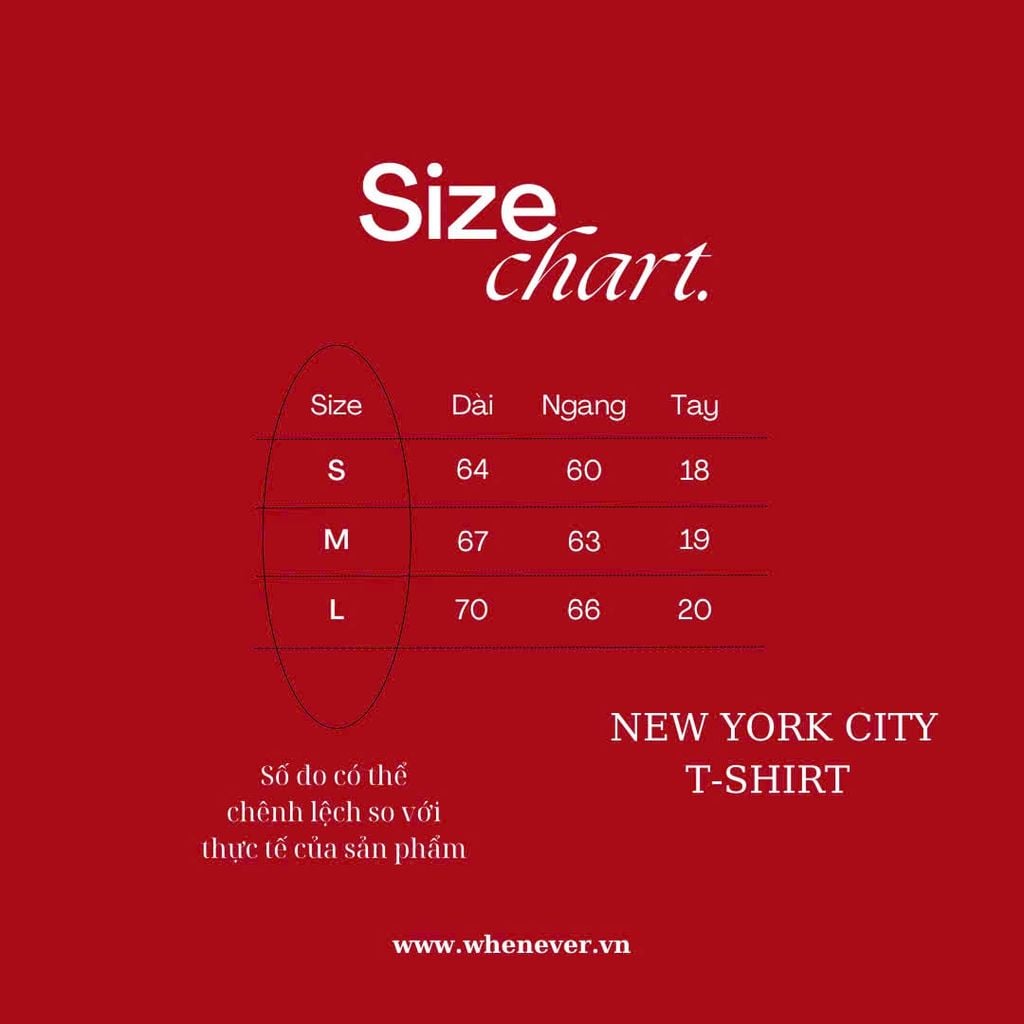 “WHENEVER” NEW YORK CITY T-SHIRT / WHITE