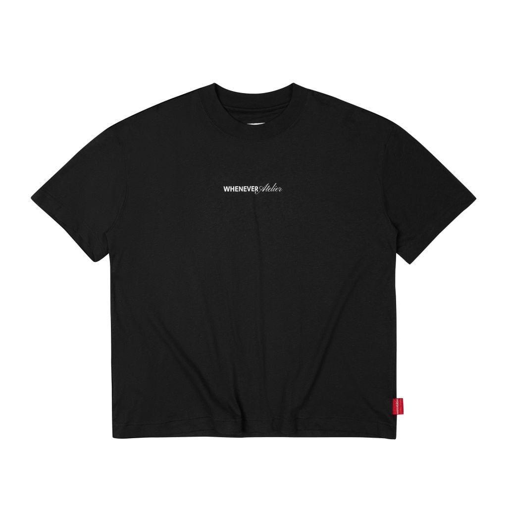 “WHENEVER“ CLOUDLINE T-SHIRT / BLACK FADED