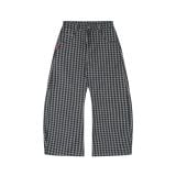 "WHENEVER" STAR RAW DENIM PANTS / BLACK