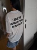 ÁO "WHENEVER " STAR MANIFESTO T-SHIRT/ WHITE