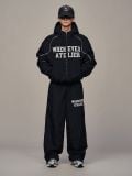 ÁO KHOÁC ''WHENEVER'' EMBROIDERED NYLON JACKET / BLACK