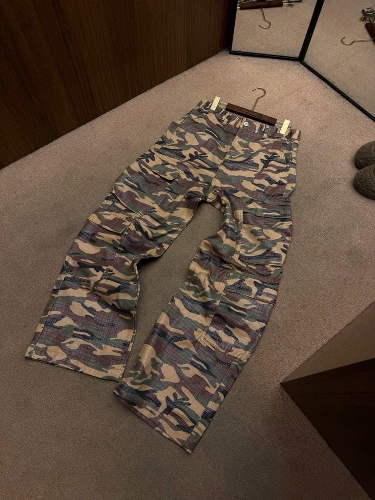 QUẦN DÀI “WHENEVER” CROC CAMO CARGO PANTS