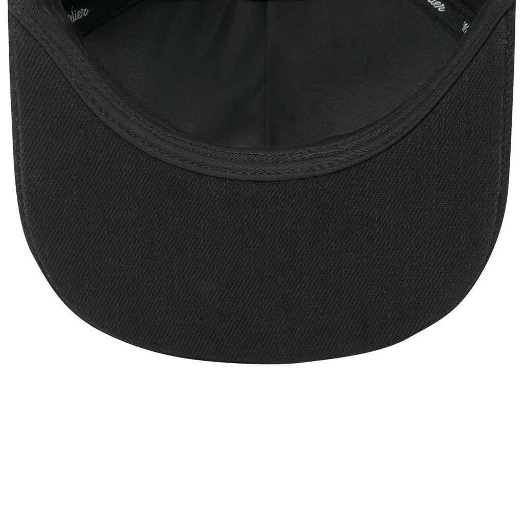 “WHENEVER” LOGO BASIC FITTED CAP / BLACK