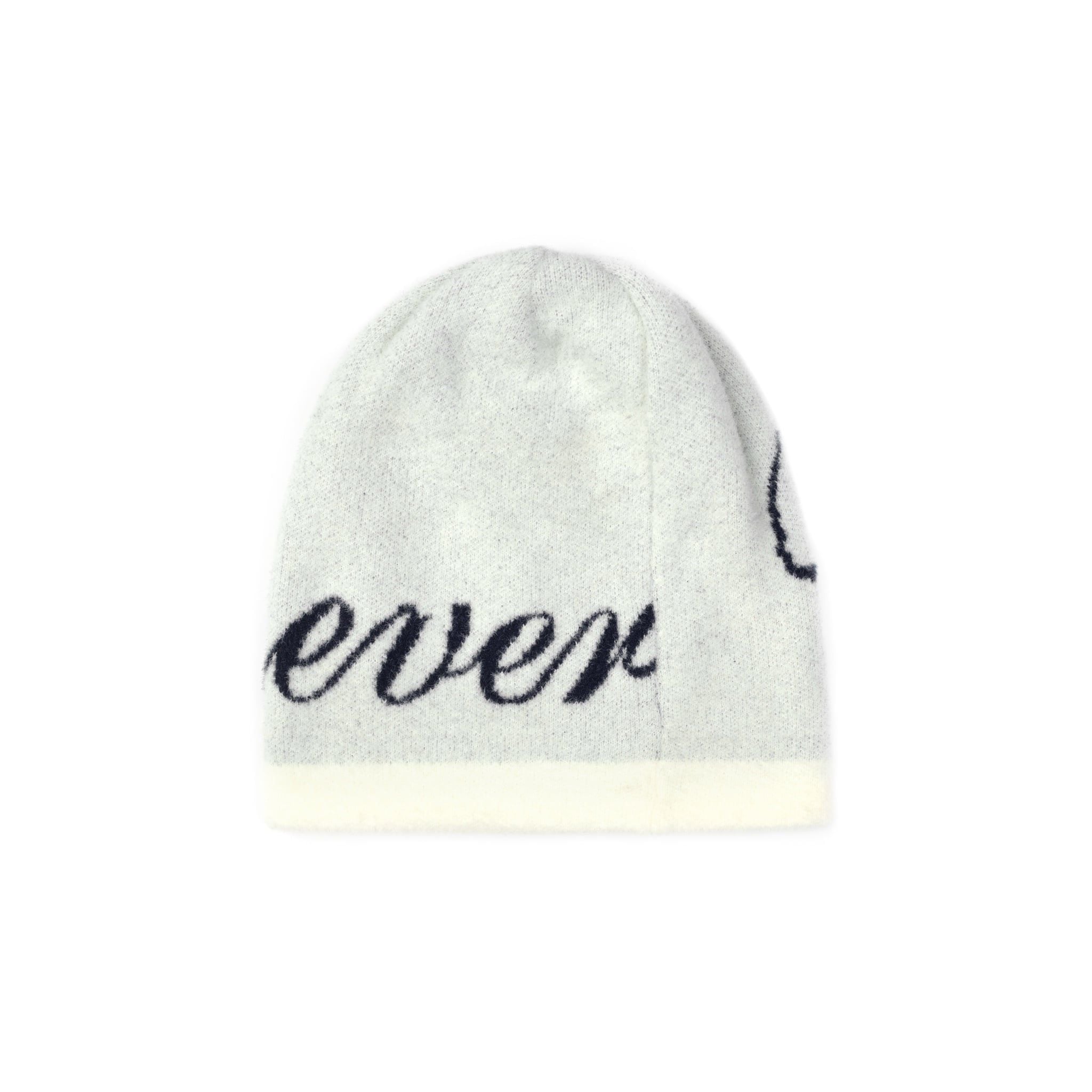 “WHENEVER” BEANIE SS25 / WHITE