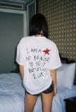 ÁO "WHENEVER" I AM A STAR T-SHIRT / WHITE