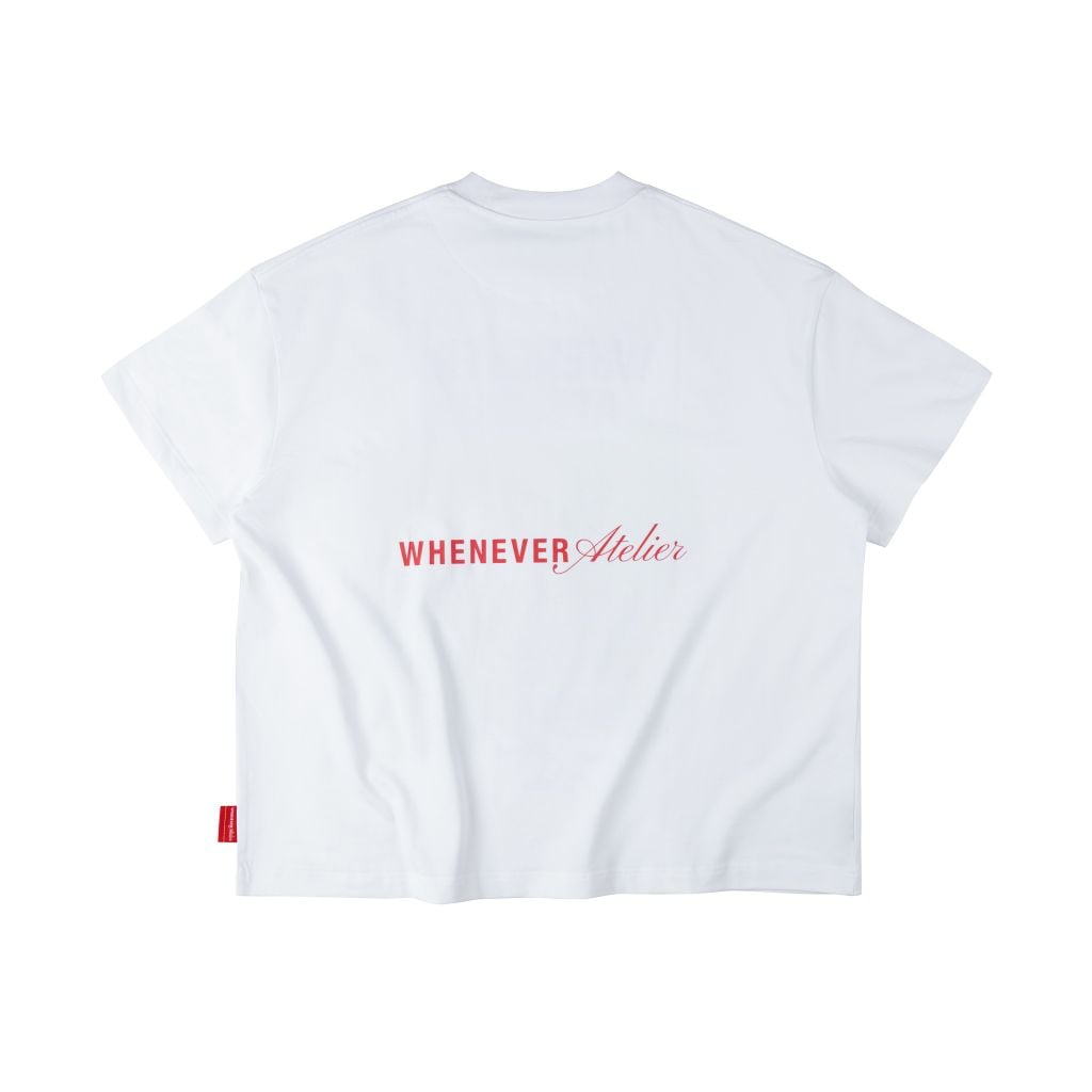 “WHENEVER” NEW YORK CITY T-SHIRT / WHITE