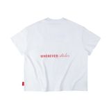“WHENEVER” NEW YORK CITY T-SHIRT / WHITE
