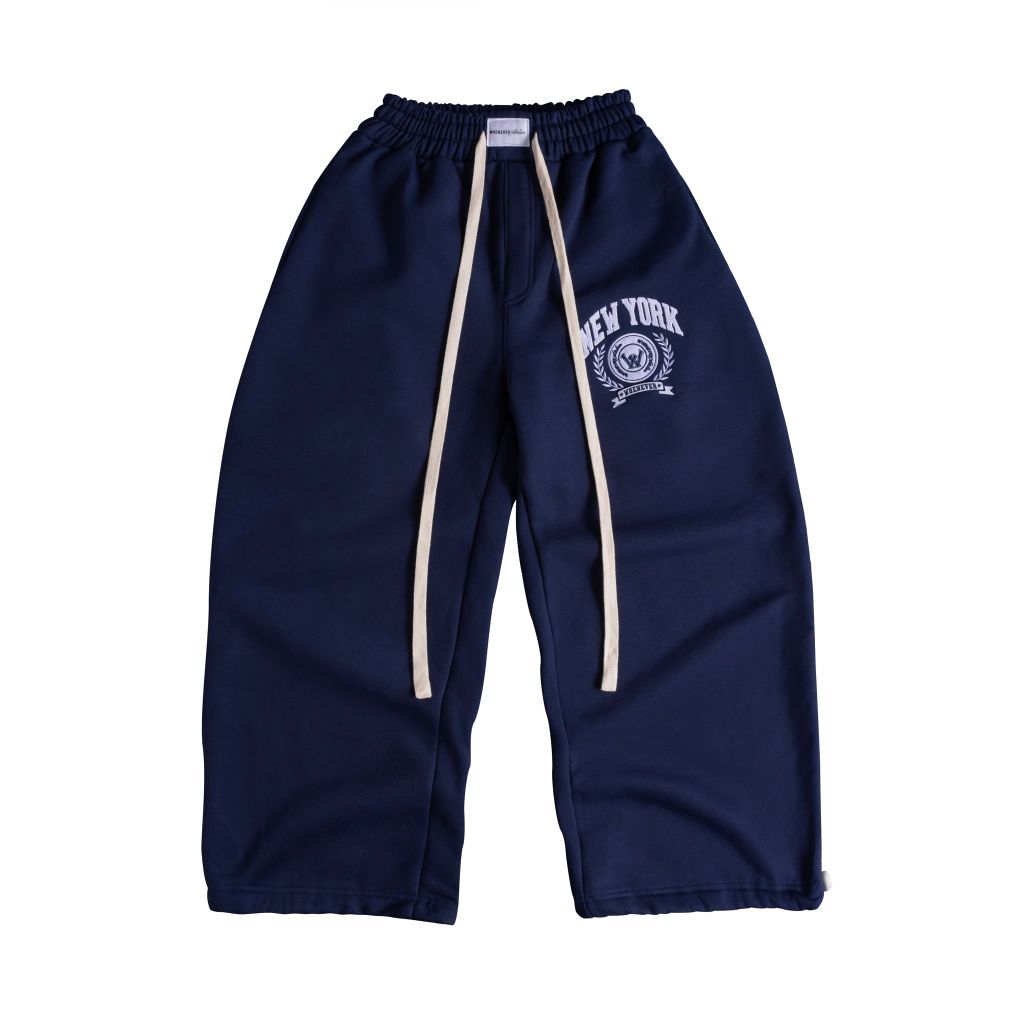 “WHENEVER” NY SWEATPANTS / NAVY