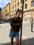 ÁO TAY DÀI “WHENEVER” WAFFLE CAMO LONG SLEEVES / MOSS GREEN