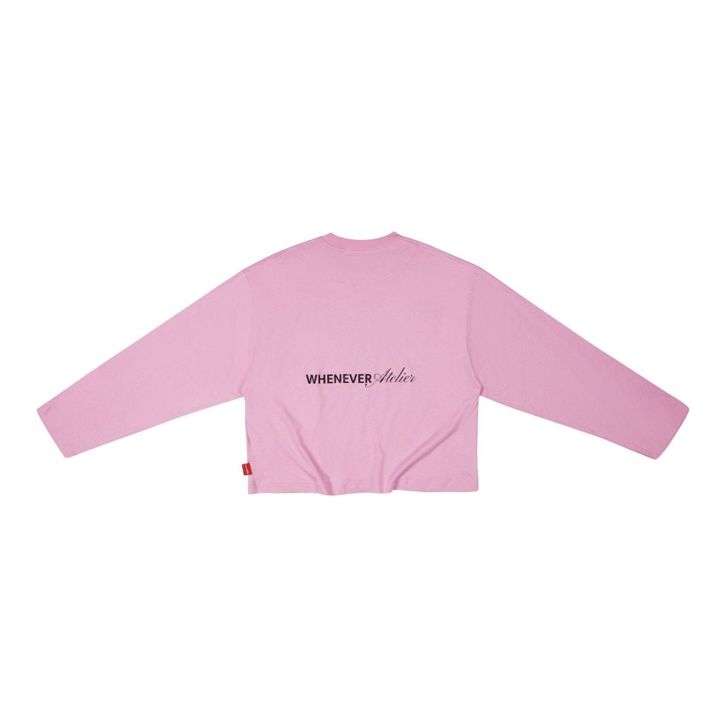 “WHENEVER“ CLOUDLINE LONGSLEEVE / PINK DUST