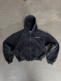 ÁO KHOÁC "WHENEVER" CHASING DREAMS WASHED ZIP HOODIE/ VINTAGE GREY