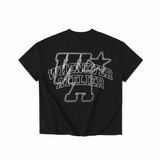 ÁO "WHENEVER" BIG LOGO WA T-SHIRT /BLACK