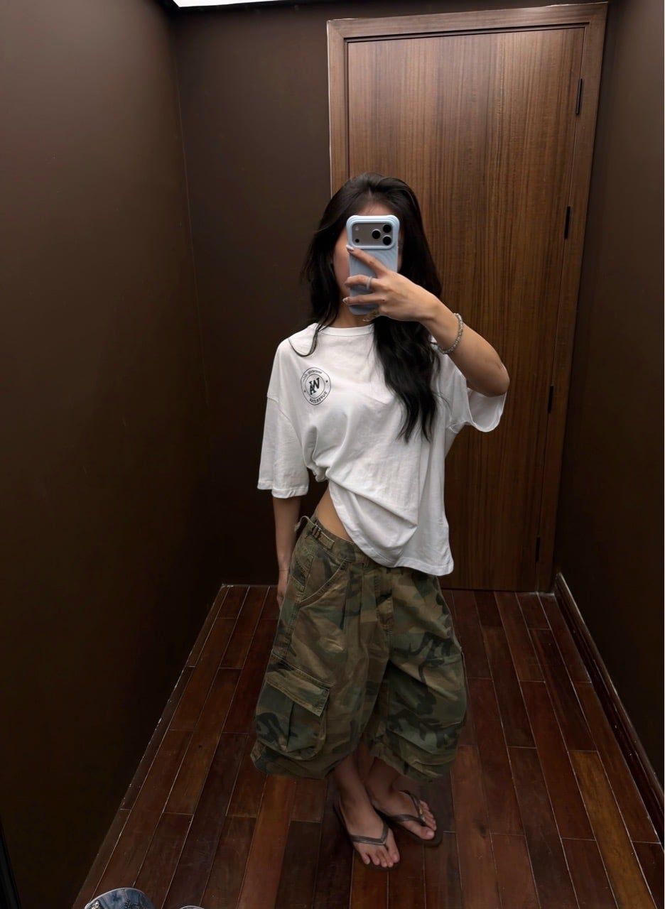 QUẦN “WHENEVER” BAGGY CAMO SHORTS