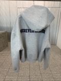 ÁO KHOÁC "WHENEVER" BASIC ZIP-UP HOODIE SS26 / PREMIUM GREY