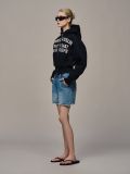 ÁO KHOÁC “WHENEVER” SS26 CROPPED ZIP-UP HOODIE / BLACK