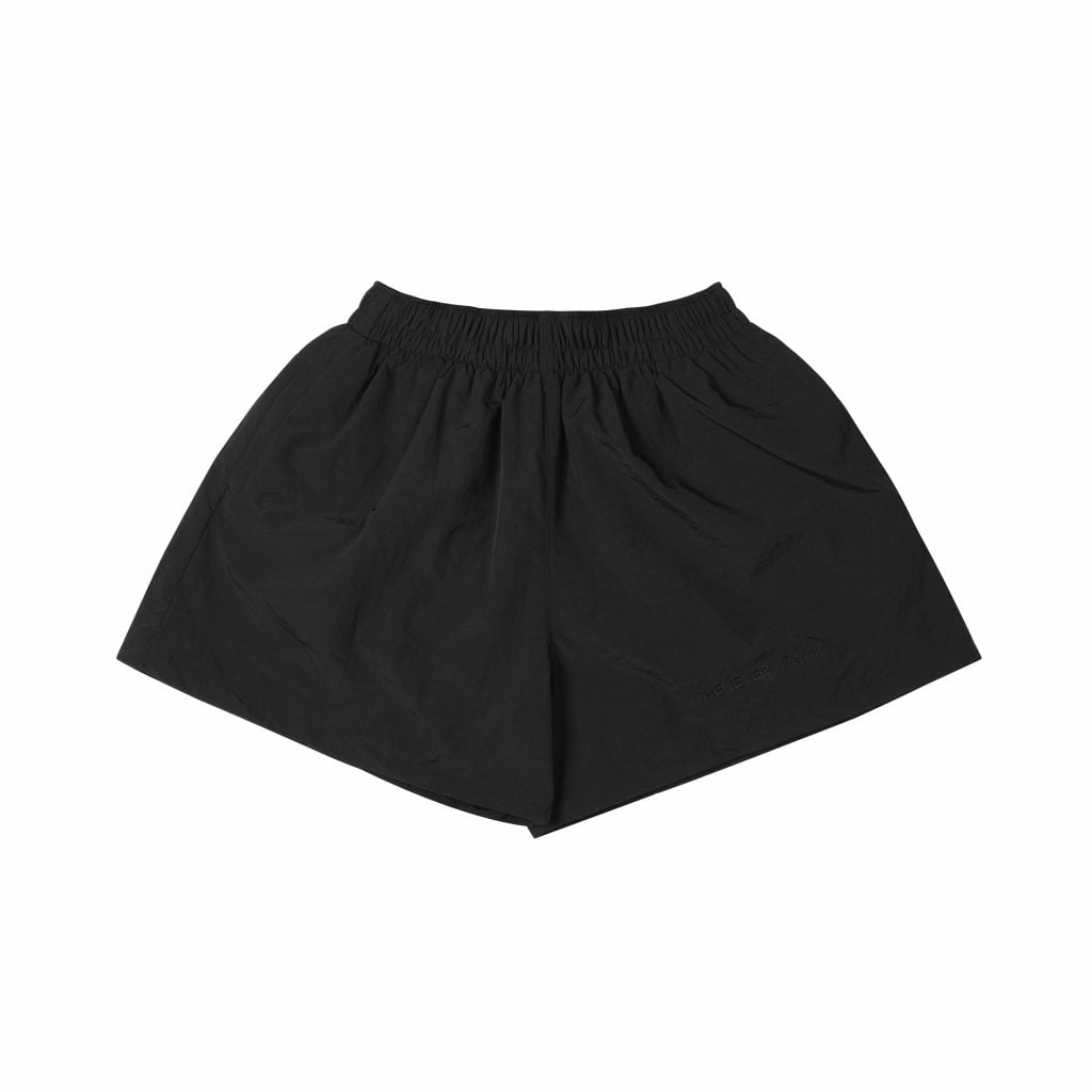 QUẦN ''WHENEVER'' LOGO BASIC SHORTS/ BLACK