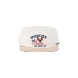"WHENEVER " LA SUEDE PILLBOX CAP / BEIGE