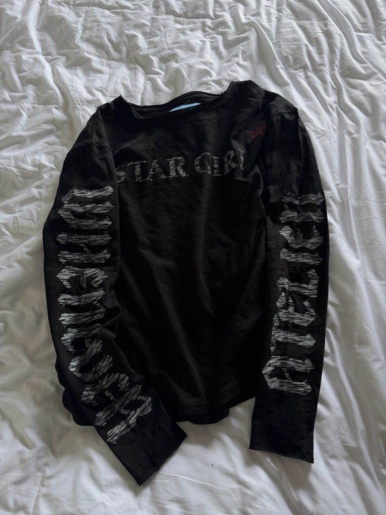 ÁO TAY DÀI  “WHENEVER” STAR GIRL LONG SLEEVE / BLACK