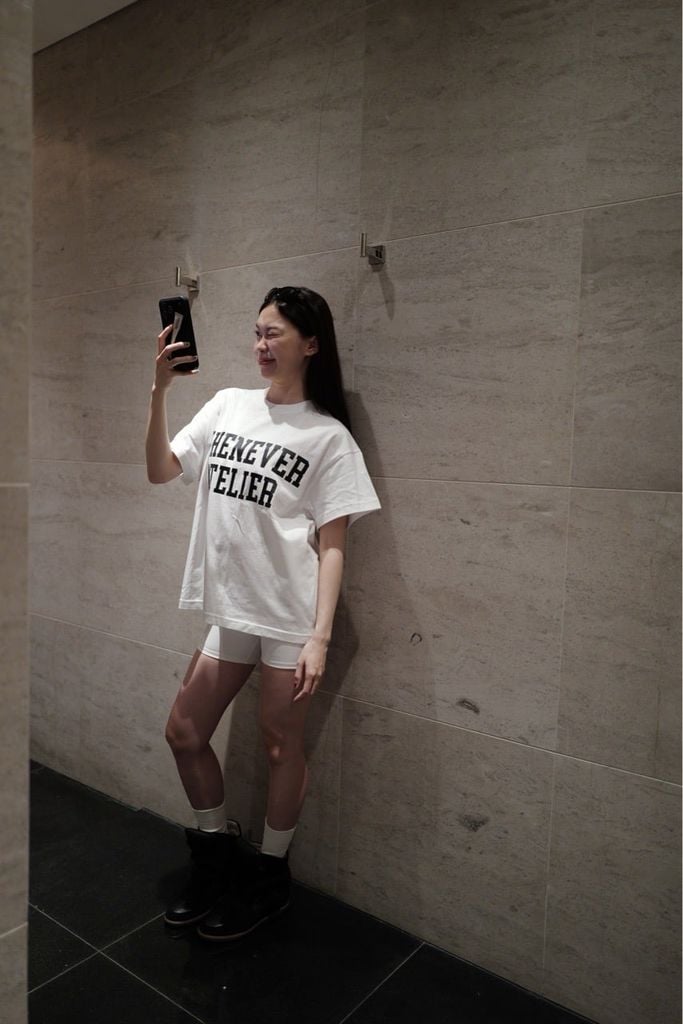 ÁO “WHENEVER” BASIC LOGO VER2 T-SHIRT / WHITE