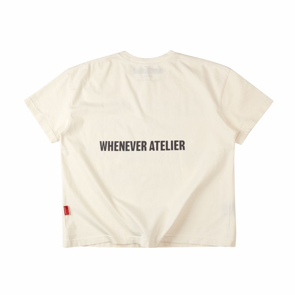 ÁO "WHENEVER" SS26 CDWWA T-SHIRT / WHITE