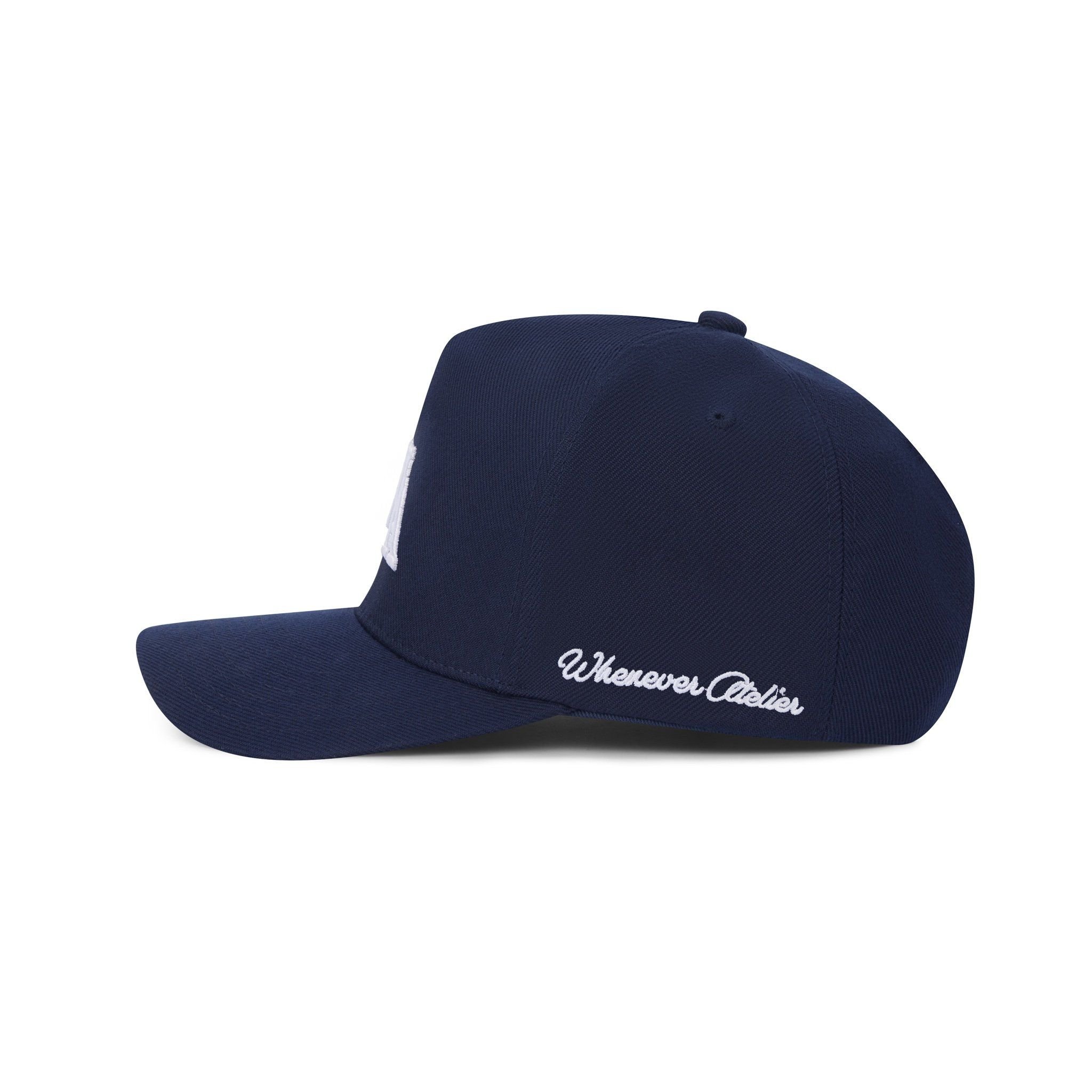 “WHENEVER” WA KHAKI TRUCKER HAT / NAVY