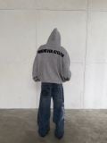 ÁO HOODIE DỆT LEN CÓ MŨ KÉO KHÓA "WHENEVER" GRAND WAFFLE ZIP HOODIE/ GREY