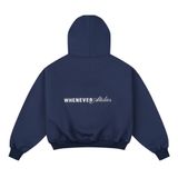 "WHENEVER" NY HOODIE / NAVY