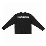 ÁO “WHENEVER” LITTLE BEAR LONGSLEEVES T-SHIRT VER 2/ BLACK
