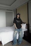 ÁO “WHENEVER” SIGNATURE SCRIPT T-SHIRT / BLACK