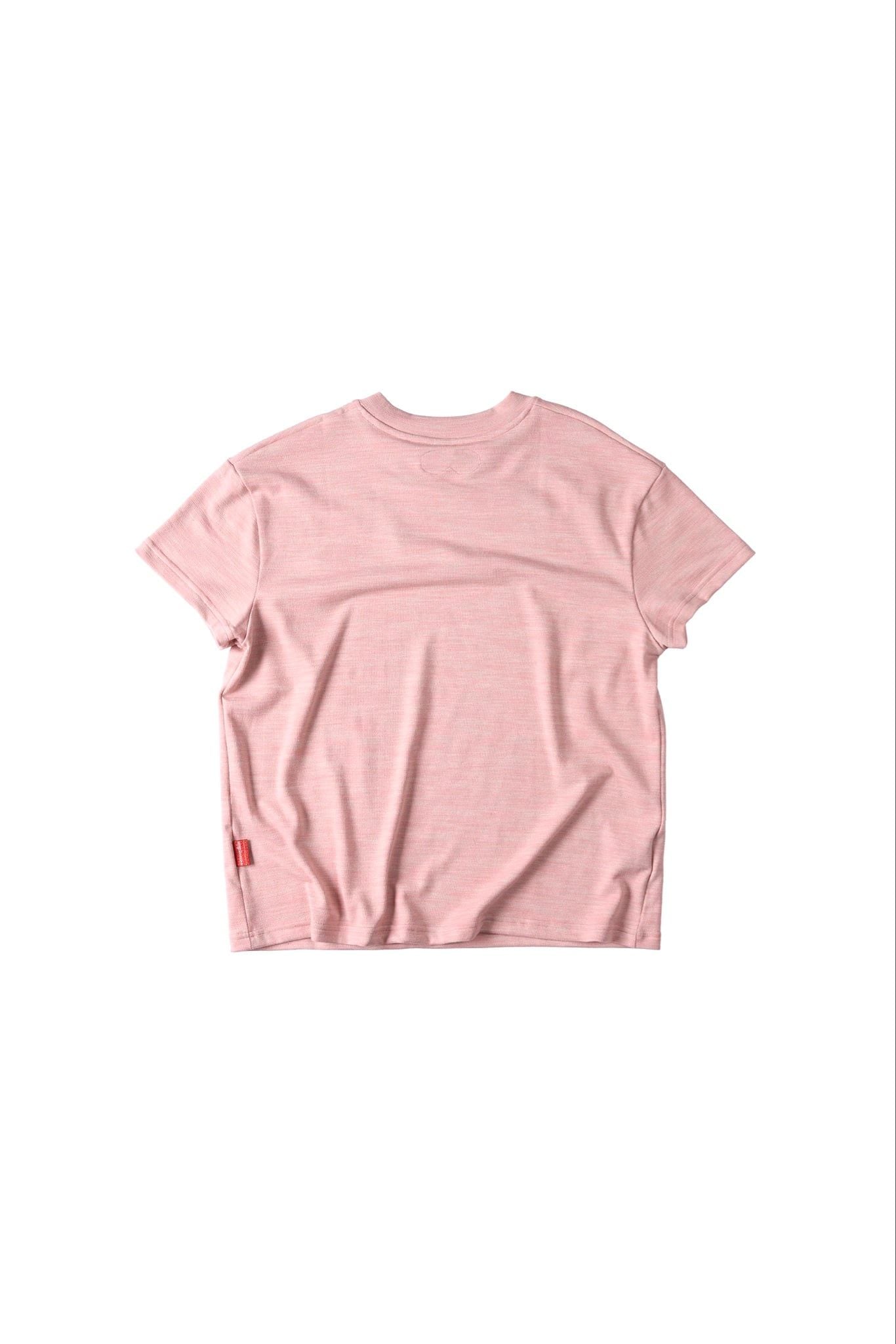 ÁO TAY NGẮN "WHENEVER" EMBROIDERED LOGO 26 T-SHIRT/ DUSTY ROSE