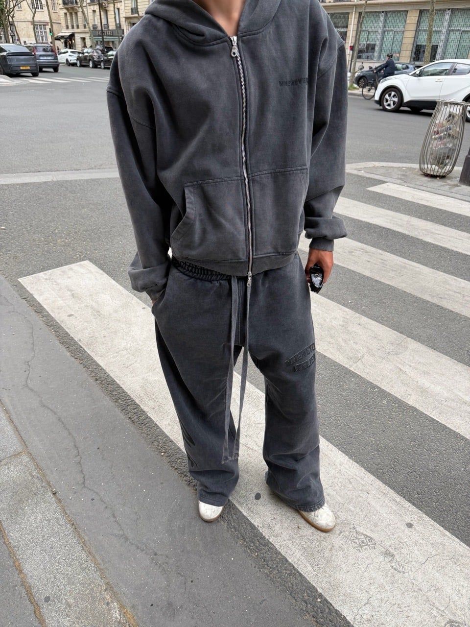 QUẦN "WHENEVER" ATELIER WASHED SWEATPANTS/ VINTAGE GREY