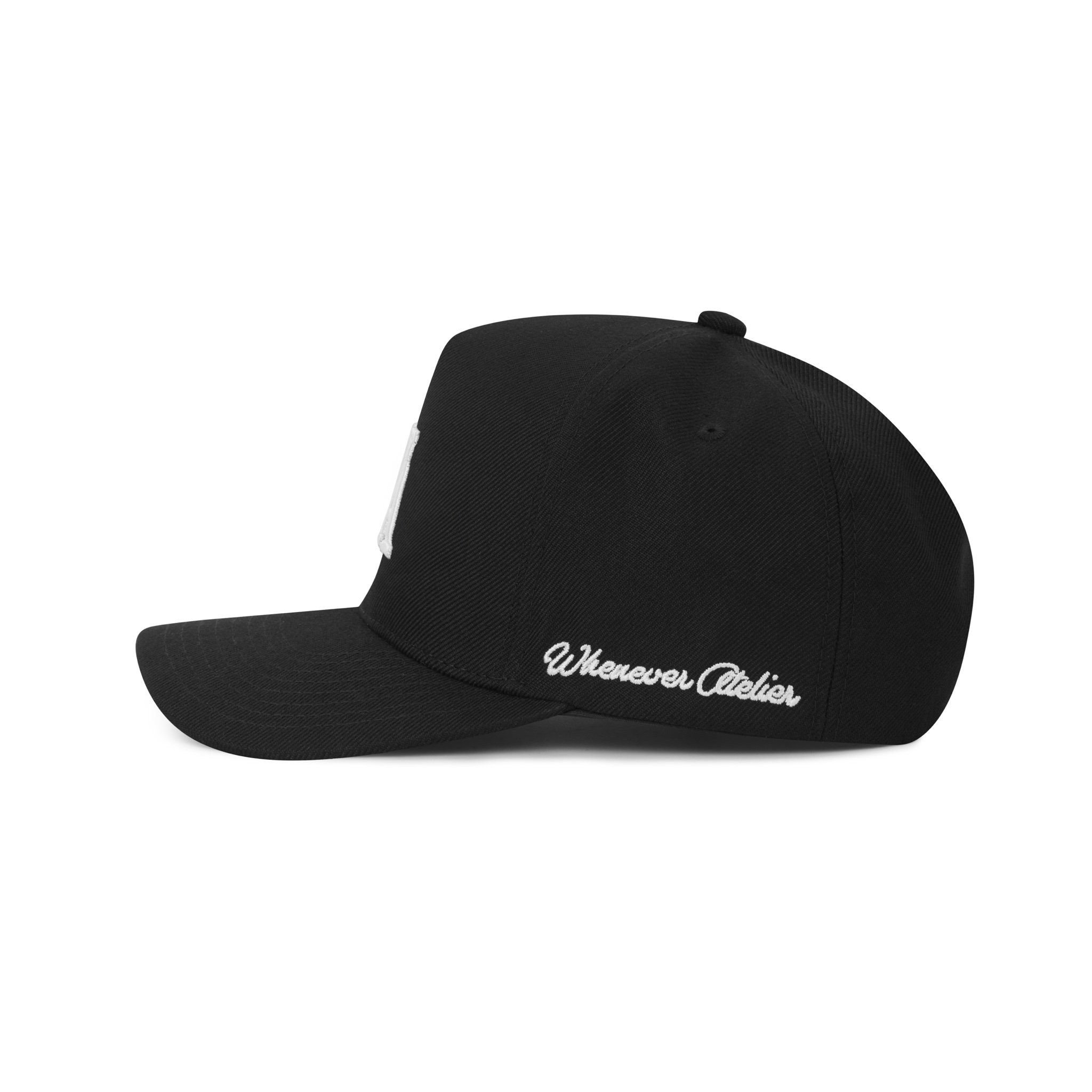 “WHENEVER” WA KHAKI TRUCKER HAT / BLACK