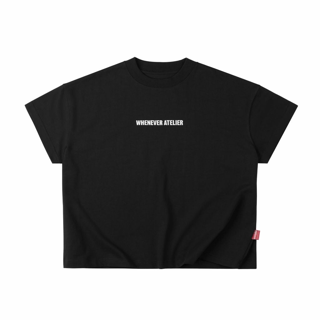 ÁO "WHENEVER" I AM A STAR T-SHIRT / BLACK