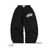 “WHENEVER” BASIC LOGO KNIT PANT PREMIUM VER 2 / BLACK