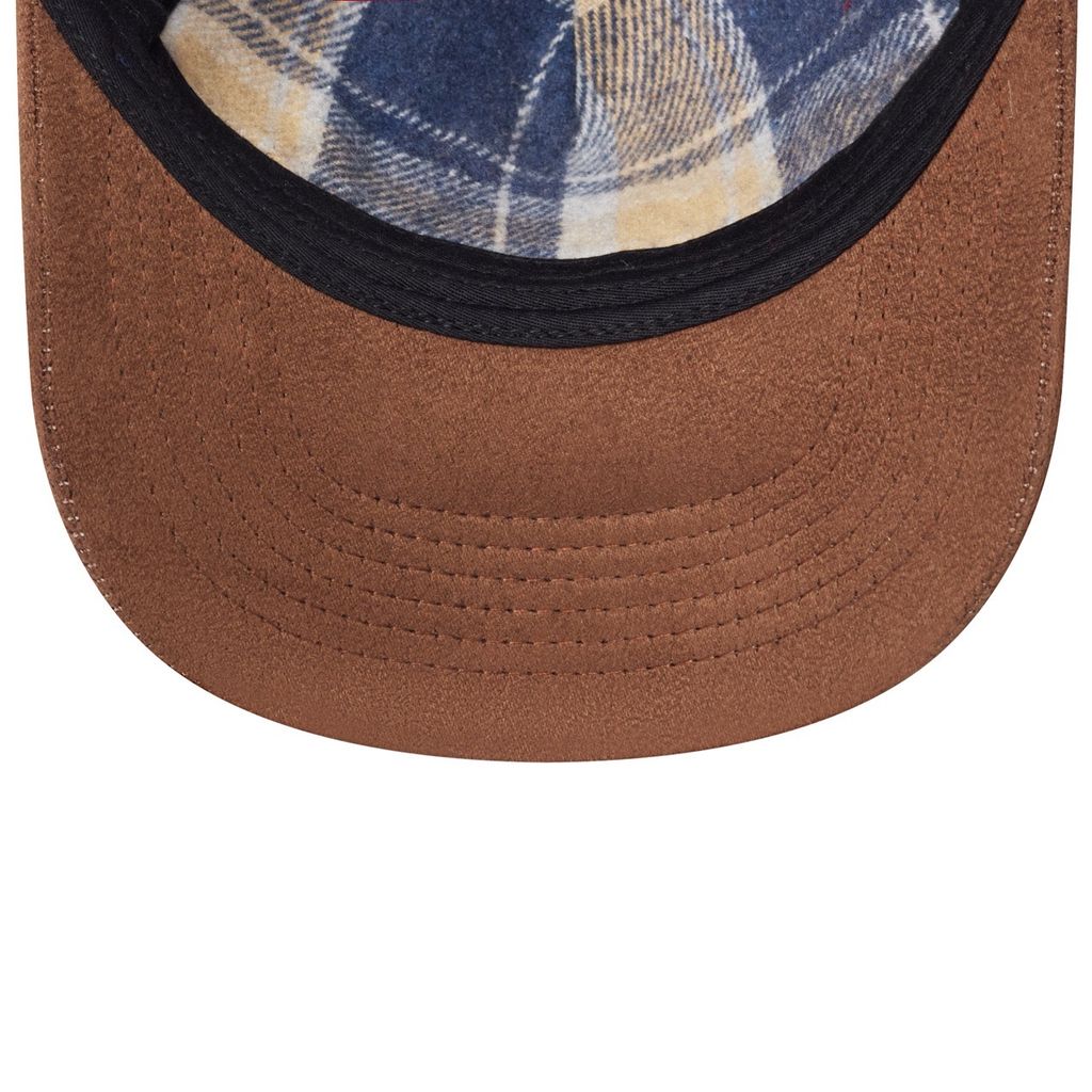 “WHENEVER” PLAID SURDECAP / NAVY