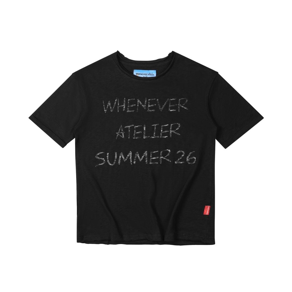 ÁO “WHENEVER” SUMMER 26 T-SHIRT / BLACK